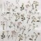 Vintage Natural Stickers, 45Pcs Daisy Vinyl Decorative Retro Adhesive Watercolor Aesthetic Trendy for Scrapbook Album DIY Craft Daily Planner